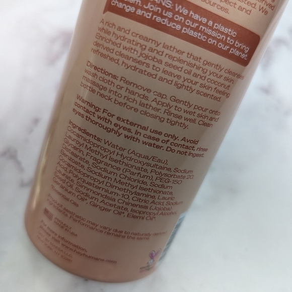 Hey Humans Naturally Derived Body Wash Rosewater Ginger 14 fl oz - Picture 5 of 8